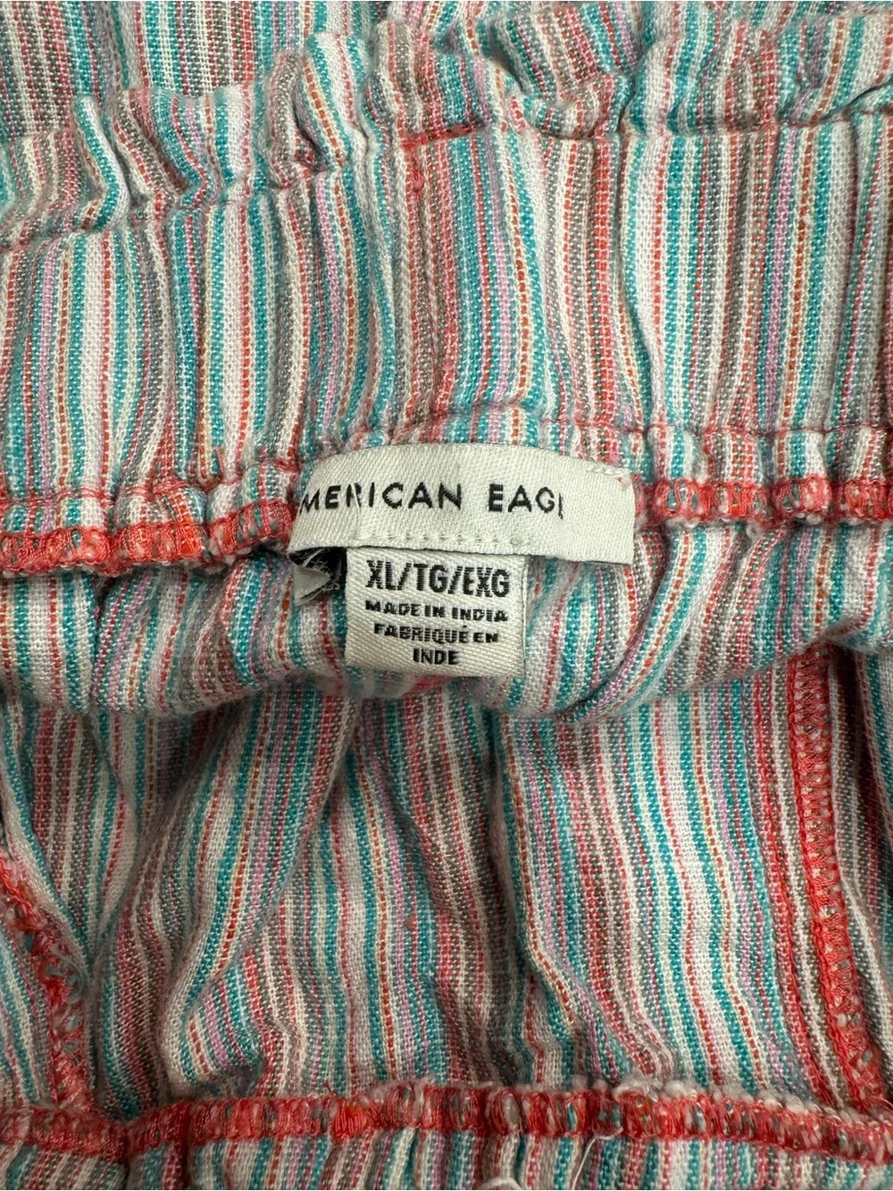 American Eagle Outfitters high-waisted paperbag shorts women size XL - Picture 4 of 5